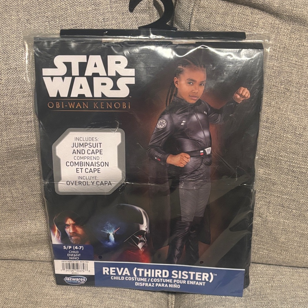 Star Wars Reva (Third Sister) Black Jumpsuit with Cape